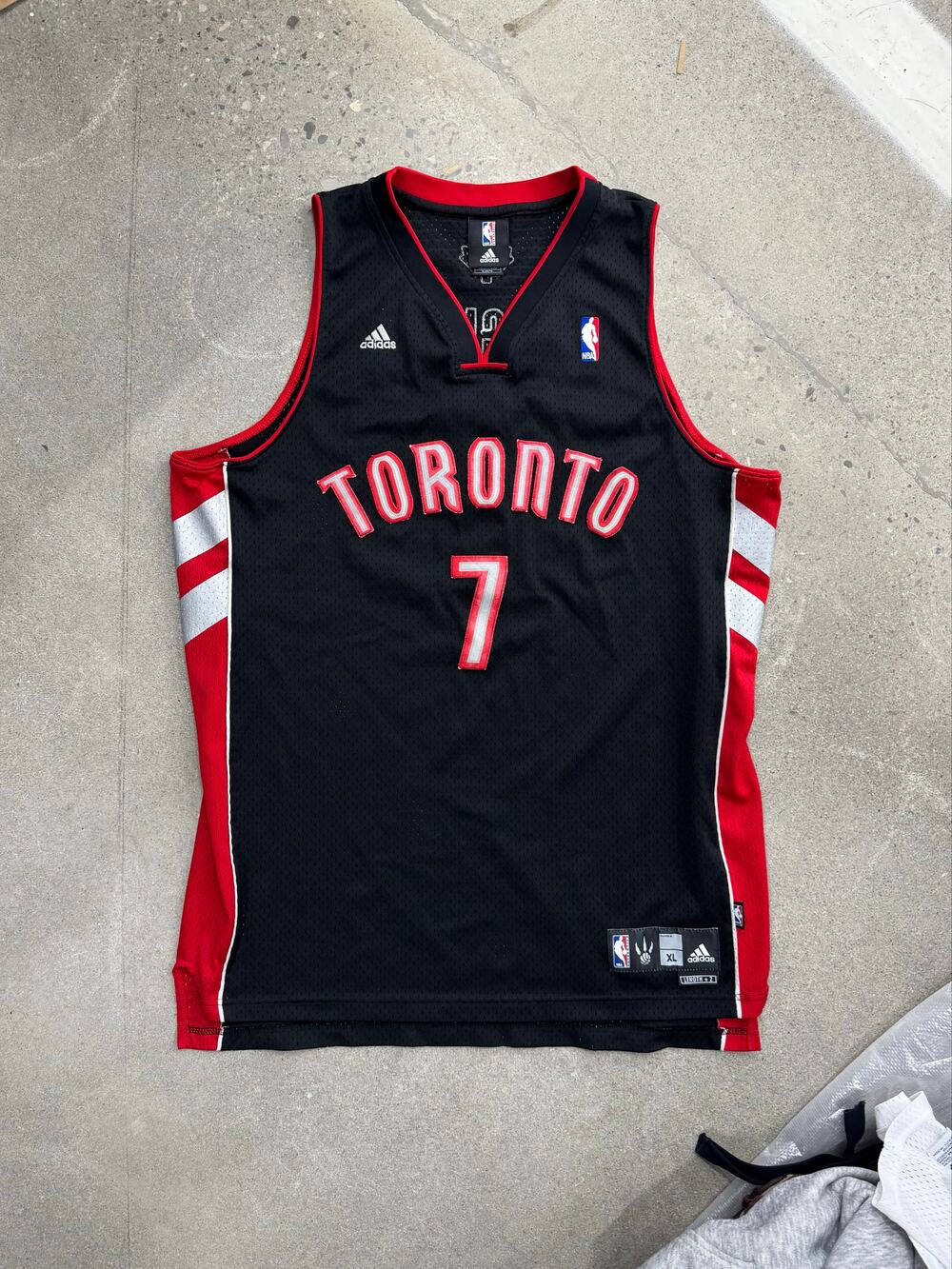 Vintage Adidas Toronto Raptors Andrea Bargnani NBA Basketball Jersey - XL